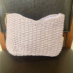 Lavender Woven Handbag
